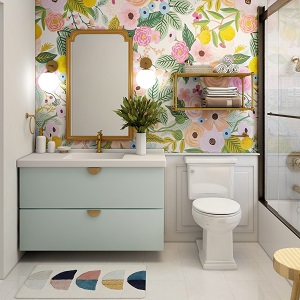 Цветная и яркая ванная комната: как преобразить санузел в Вьюнах - vyuny.mebel54.com | фото