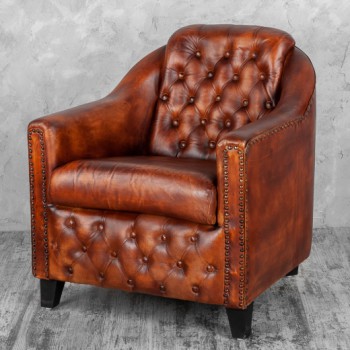 Кресло кожаное Элегант в Вьюнах - vyuny.mebel54.com | фото