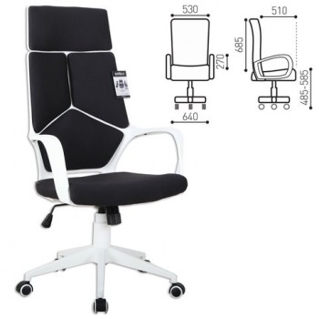 Кресло офисное BRABIX Prime EX-515 (черная ткань) в Вьюнах - vyuny.mebel54.com | фото