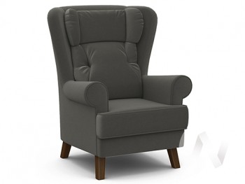 Кресло отдыха Комфорт-2 (орех лак/ULTRA GRAFIT) в Вьюнах - vyuny.mebel54.com | фото