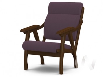 Кресло Вега-10 (орех лак/ULTRA PLUM) в Вьюнах - vyuny.mebel54.com | фото