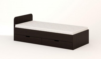 Кровать с ящиками 900 (Венге) в Вьюнах - vyuny.mebel54.com | фото