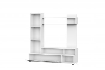 Мебель для гостиной "МГС 9" Белый / Цемент светлый в Вьюнах - vyuny.mebel54.com | фото