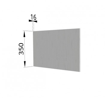 Панель торцевая (для шкафа горизонтального глубокого) ГПГ Ройс (Графит софт) в Вьюнах - vyuny.mebel54.com | фото