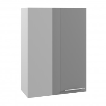 Ройс ВПУ 650 Шкаф верхний угловой высокий (Графит софт/корпус Серый) в Вьюнах - vyuny.mebel54.com | фото