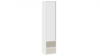 Шкаф для белья комбинированный «Сканди» Дуб Гарден/Белый/Глиняный серый в Вьюнах - vyuny.mebel54.com | фото