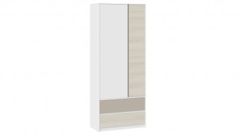 Шкаф для одежды комбинированный «Сканди» Дуб Гарден/Белый/Глиняный серый в Вьюнах - vyuny.mebel54.com | фото