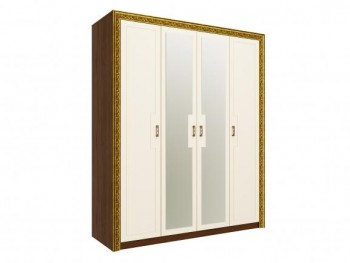 Шкаф комбинированный "Айрум" (дуб кальяри/белый/зеркало/1744) в Вьюнах - vyuny.mebel54.com | фото