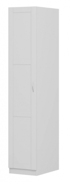 Шкаф однодверный Пегас сборный белый в Вьюнах - vyuny.mebel54.com | фото
