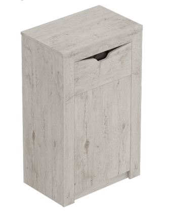 Тумба с дверцей и ящиком Соренто Дуб бонифаций/Кофе структурный матовый в Вьюнах - vyuny.mebel54.com | фото