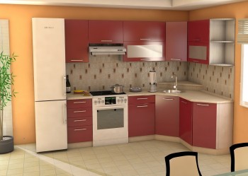 Угловая кухня Максимус-24 2400х1700 мм в Вьюнах - vyuny.mebel54.com | фото